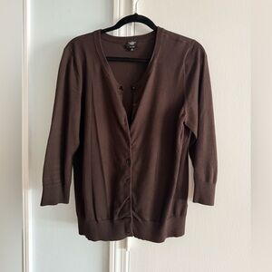 Talbots Brown Cardigan